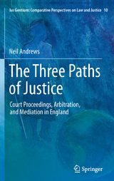 The Three Paths of Justice - Neil Andrews