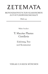 Zetemata / T. Maccius Plautus. Cistellaria - Walter Stockert