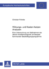 Wirkungs- und Kosten-Nutzen Analysen - Christian Pohnke