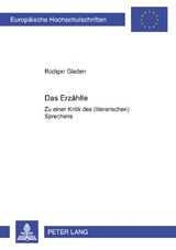 Das Erz&auml;hlte - R&uuml;diger Gladen