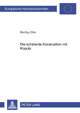 Die koh&auml;rente Konstruktion mit Kopula
