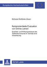 Nutzerorientierte Evaluation von Online-Lernen - Michaela Rei&szlig;felder-Zessin