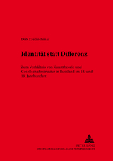 Identit&auml;t statt Differenz - Dirk Kretzschmar