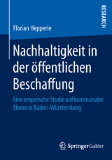 Nachhaltigkeit in der &ouml;ffentlichen Beschaffung - Florian Hepperle