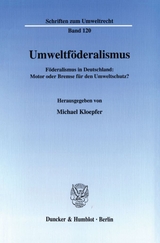 Umweltf&ouml;deralismus. - 