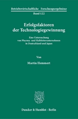 Erfolgsfaktoren der Technologiegewinnung. - Martin Hemmert