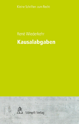Kausalabgaben - Ren&eacute; Wiederkehr