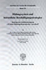 Bildungssystem und betriebliche Besch&auml;ftigungsstrategien. - 