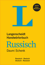 Langenscheidt Handw&ouml;rterbuch Russisch Daum/Schenk - Buch mit Online-Anbindung - Edmund Daum, Werner Schenk