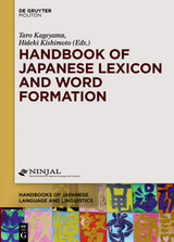 Handbook of Japanese Lexicon and Word Formation - 