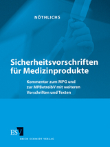Sicherheitsvorschriften f&uuml;r Medizinprodukte - Einzelbezug - 