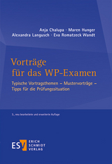 Vortr&auml;ge f&uuml;r das WP-Examen - Anja Chalupa, Maren Hunger, Alexandra Langusch, Eva Romatzeck Wandt