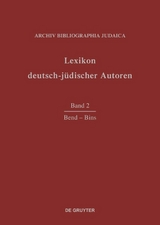 Lexikon deutsch-j&uuml;discher Autoren / Bend - Bins - 