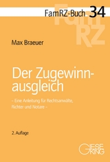 Der Zugewinnausgleich - Braeuer, Max
