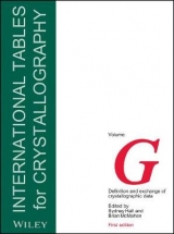 International Tables for Crystallography, Volume G - Hall, Sydney; McMahon, Brian