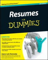 Resumes For Dummies - Kennedy, Joyce Lain
