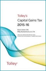 Tolley's Capital Gains Tax 2015-16 Main Annual - Walton, Kevin