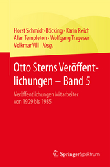 Otto Sterns Ver&ouml;ffentlichungen &ndash; Band 5 - 