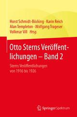 Otto Sterns Ver&ouml;ffentlichungen &ndash; Band 2 - 