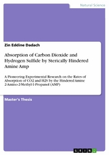 Absorption of Carbon Dioxide and Hydrogen Sulfide by Sterically Hindered Amine Amp -  Zin Eddine Dadach