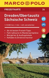 MARCO POLO Freizeitkarte Dresden, Oberlausitz, S&auml;chsische Schweiz 1:110 000