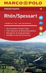 MARCO POLO Freizeitkarte Rh&ouml;n, Spessart 1:110 000