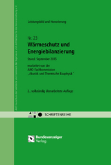 W&auml;rmeschutz und Energiebilanzierung - 