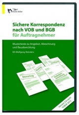Sichere Korrespondenz nach VOB und BGB für Auftragnehmer 2012 - Reinders, Wolfgang