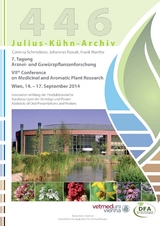 7. Tagung Arznei- und Gew&uuml;rzpflanzenforschung = 7. Conference on Medicinal and Aromatic Plant Research : Wien, 14.-17 September 2014 - 