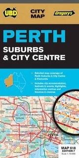 Perth Suburbs & City Centre Map 618 7th ed - UBD Gregory's