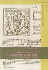 MARS / Die Kantatentexte von Benedetto Pamphilj (1653&ndash;1730) - Lea Hinden