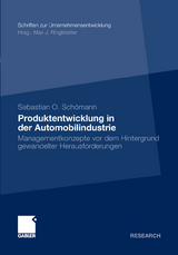 Produktentwicklung in der Automobilindustrie - Sebastian O. Sch&ouml;mann