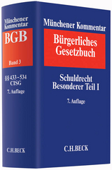 M&uuml;nchener Kommentar zum B&uuml;rgerlichen Gesetzbuch  Bd. 3: Schuldrecht, Besonderer Teil I &sect;&sect; 433-534, Finanzierungsleasing, CISG - 
