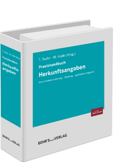 Herkunftsangaben - Madeleine Altenhein, Dr. Andreas Kiontke, Caspar von der Crone, Dr. Matthias Keller, Dr. Axel Preu&szlig;, Dr. Kirstin Schneehagen, Dr. Johannes Hielscher, Dr. Daniel Kadow, Hildegard Sch&ouml;llmann