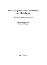Die Metaphysik Des Aristoteles Im Mittelalter - Gerhard Krieger