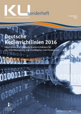 Deutsche Kodierrichtlinien mit MDK-Kommentierung 2016 - 