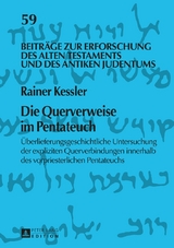 Die Querverweise im Pentateuch - Rainer Kessler
