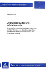 Leistungsbeurteilung in Mathematik - Heinz Dicker