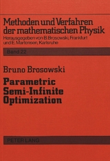 Parametric Semi-Infinite Optimization - Bruno Brosowski