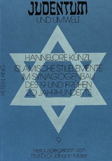 Islamische Stilelemente im Synagogenbau des 19. und fr&uuml;hen 20. Jahrhunderts