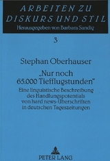 &laquo;Nur noch 65.000 Tiefflugstunden&raquo; - Stephan Oberhauser