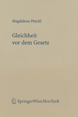 Gleichheit vor dem Gesetz - Pöschl, Magdalena