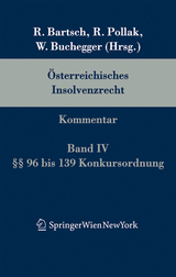 Österreichisches Insolvenzrecht - Buchegger, Walter