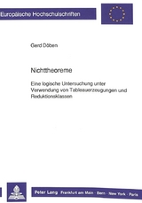 Nichttheoreme - Gert-Dietrich D&ouml;ben