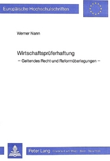 Wirtschaftspr&uuml;ferhaftung - Werner Nann