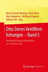 Otto Sterns Ver&ouml;ffentlichungen &ndash; Band 5 - 