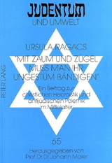 &laquo;Mit Zaum und Z&uuml;gel mu&szlig; man ihr Ungest&uuml;m b&auml;ndigen&raquo; - Ps 32,9 - Ursula Ragacs