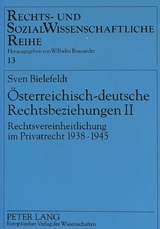 &Ouml;sterreichisch-deutsche Rechtsbeziehungen II - Sven Bielefeldt