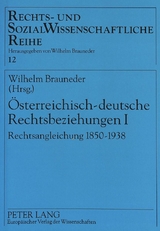 &Ouml;sterreichisch-deutsche Rechtsbeziehungen I - 