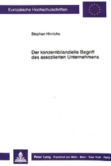Der konzernbilanzielle Begriff des assoziierten Unternehmens - Stephan Hinrichs